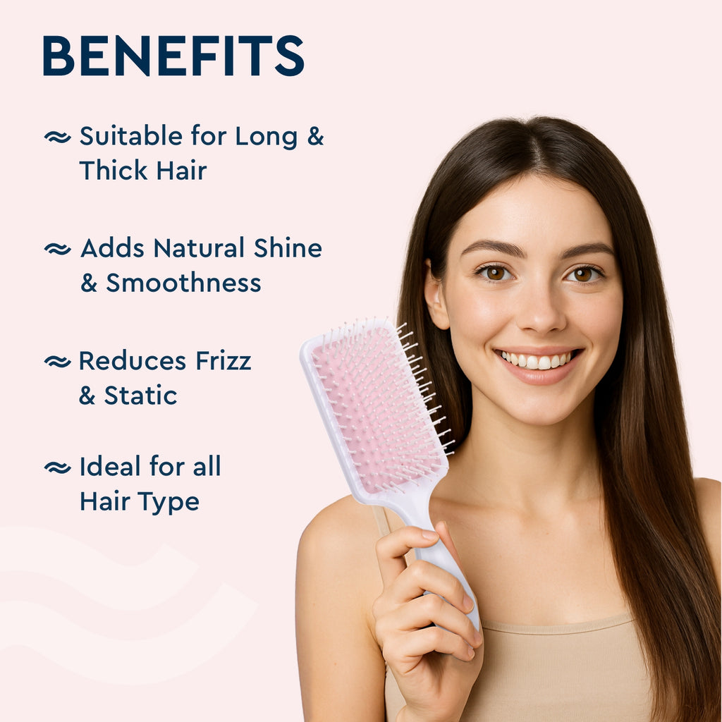 Tropical Bloom Paddle Hair Brush