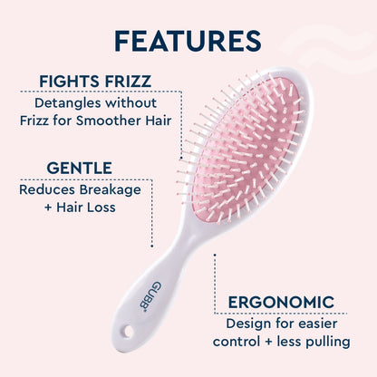 TROPICAL BLOOM PADDLE HAIR BRUSH