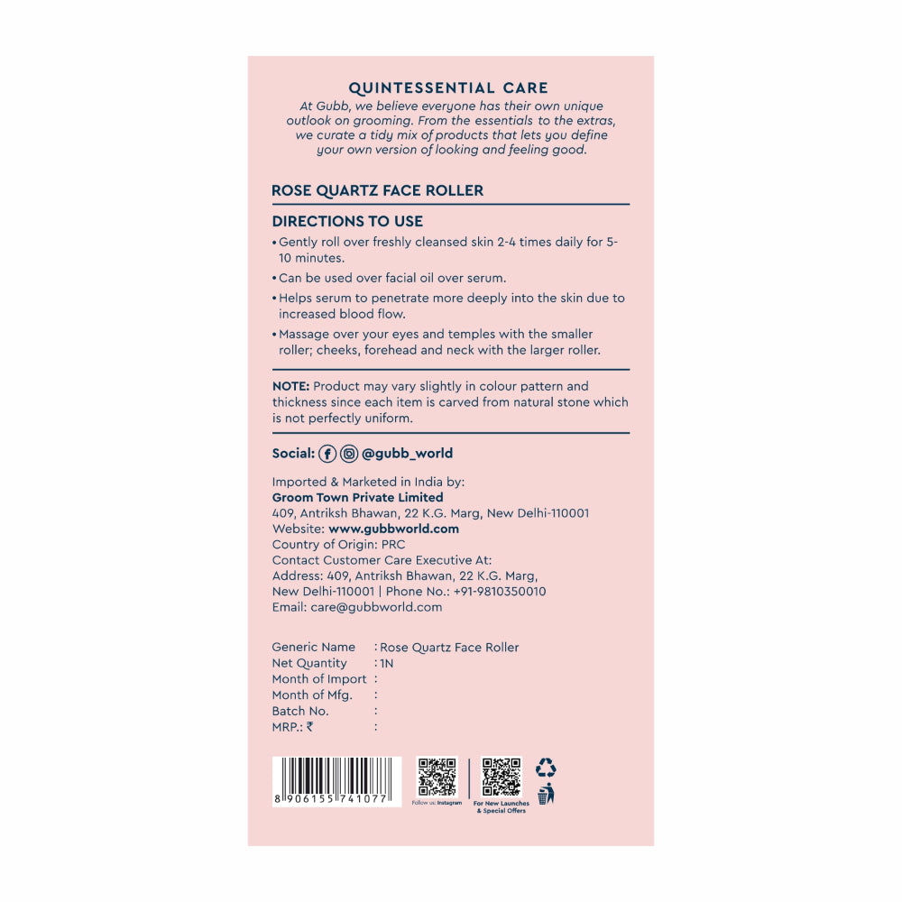 Rose Quartz Face Roller