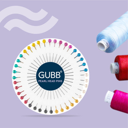 GUBB PEARL HEAD PIN (MULTI COLOR)38 MM(PACK OF 40)