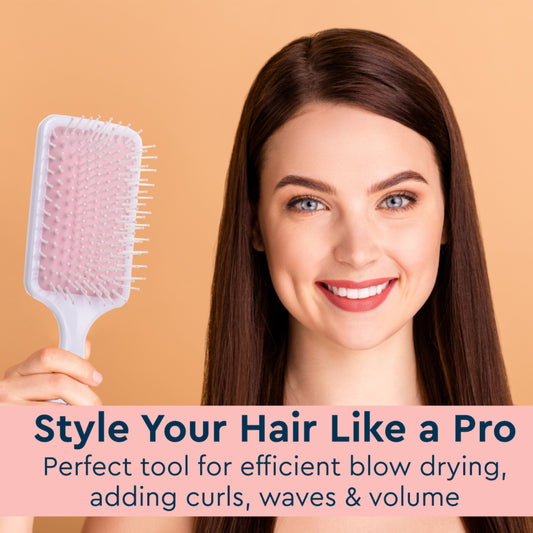 Tropical Bloom Paddle Hair Brush