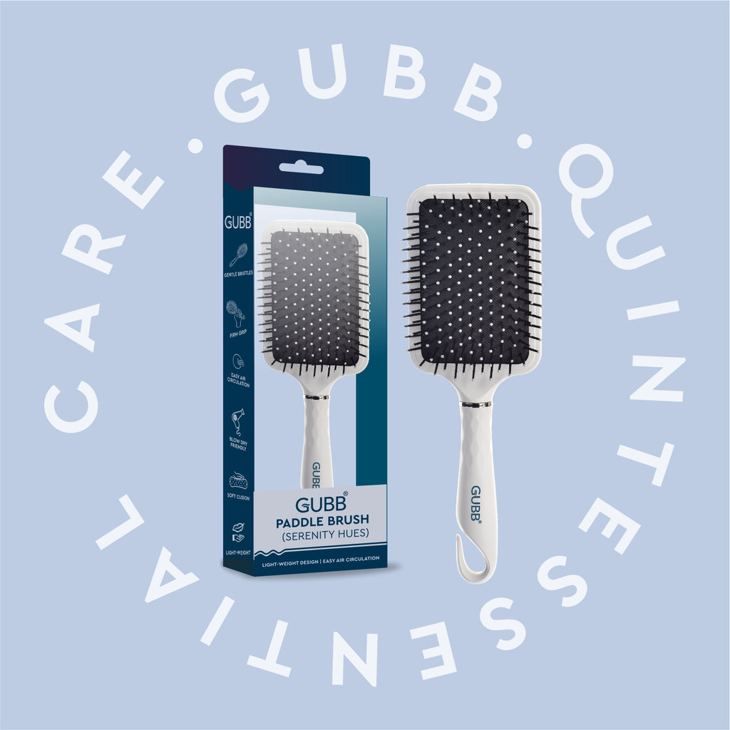 Serenity Hues Paddle Hair Brush With Hook