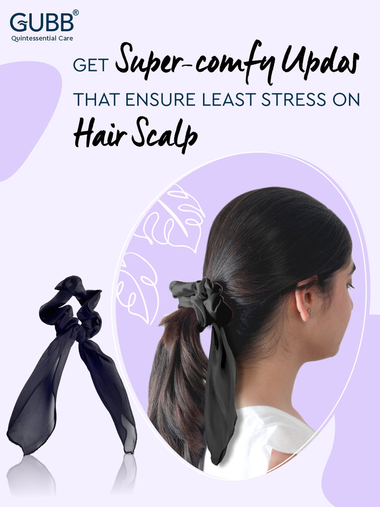 Noir Hues Scarf Scrunchie