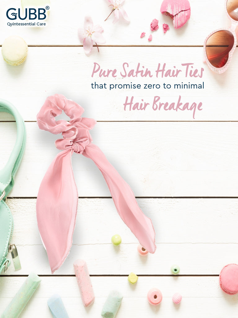 Pink Hues Scarf Scrunchie