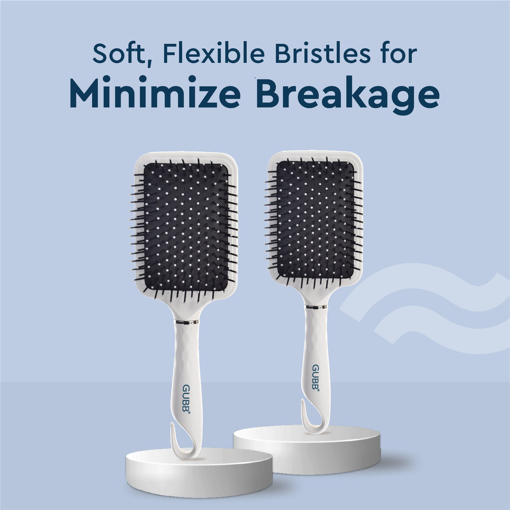 Serenity Hues Paddle Hair Brush With Hook