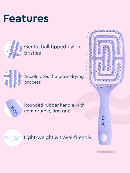 GUBB FRENCH HUES PADDLE VENT BRUSH BROAD (8882)