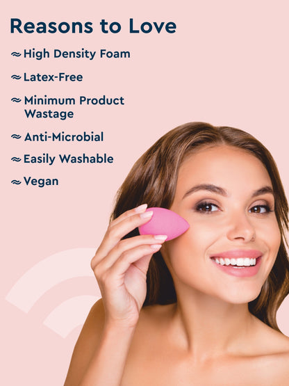 GUBB BEAUTY BLENDING SPONGE LIGHT PINK