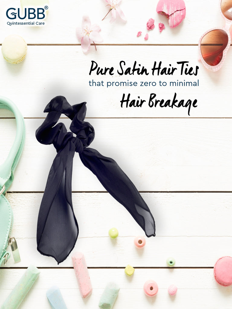 Noir Hues Scarf Scrunchie