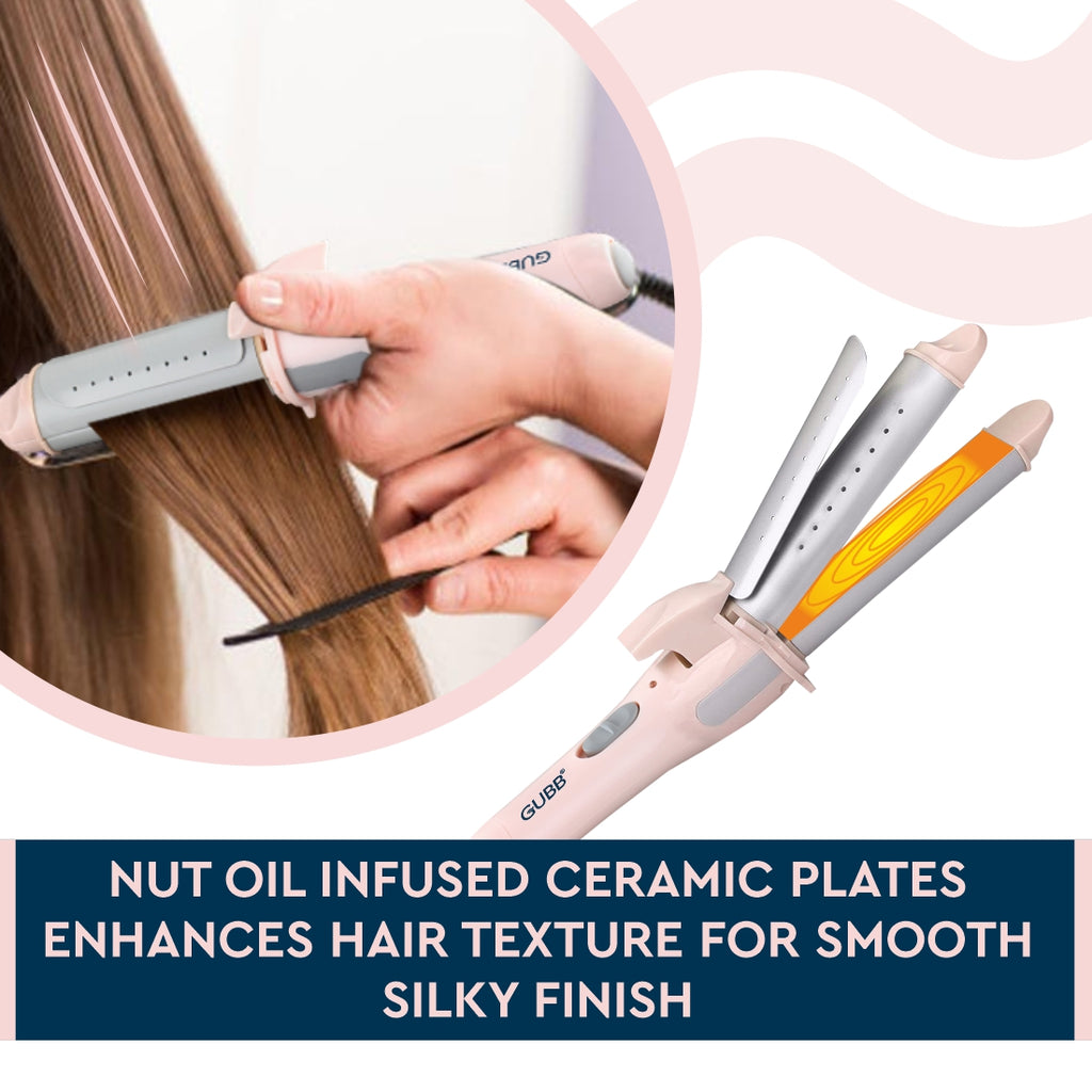 2 In 1 Hair Curler & Straightener (GB-007)