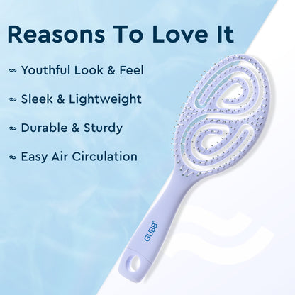 GUBB FRENCH HUES OVAL VENT BRUSH (8881)