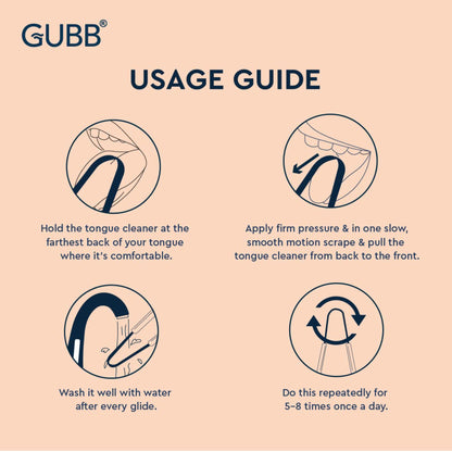 GUBB COPPER TONGUE CLEANER PACK OF 2