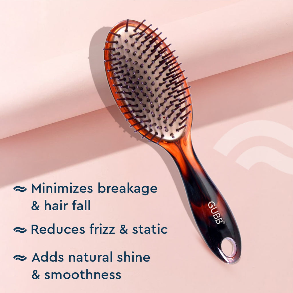 GUBB OVAL CUSHIONED BRUSH (SMALL)