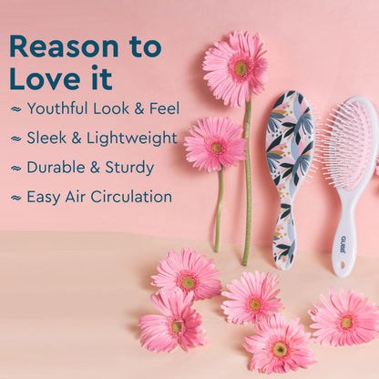 GUBB OVAL HAIR BRUSH (TOPICAL BOOM) GB-LH-045