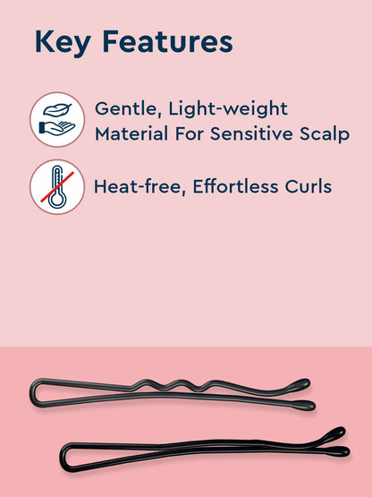GUBB HAIR PIN 4.5CM 24 PCS (12 PCS STRAIGHT & 12 CURVED)