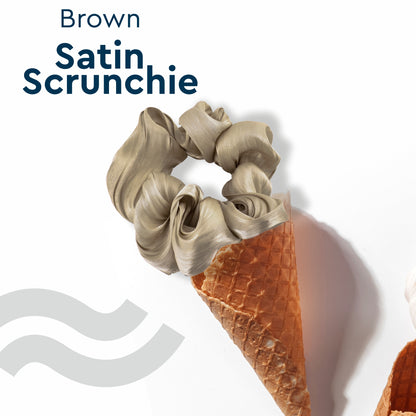 GUBB SATIN SCRUNCHIES-BROWN_O
