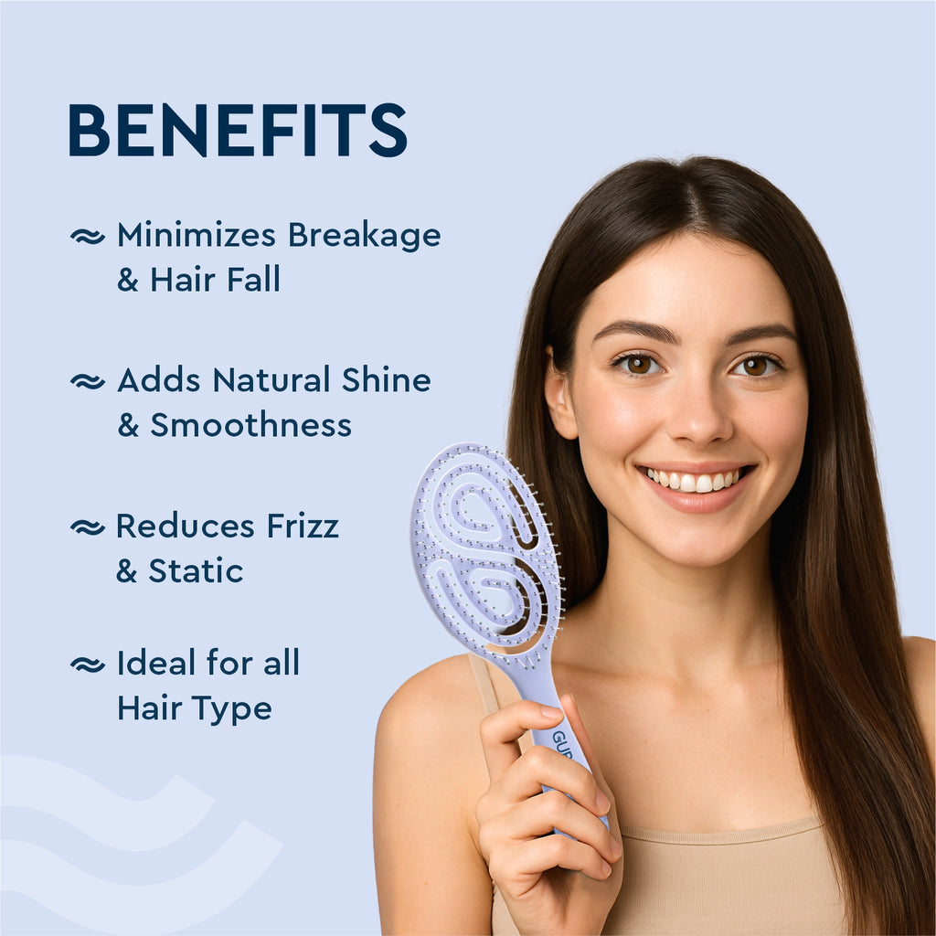 French Hues Vents Oval Hair Brush