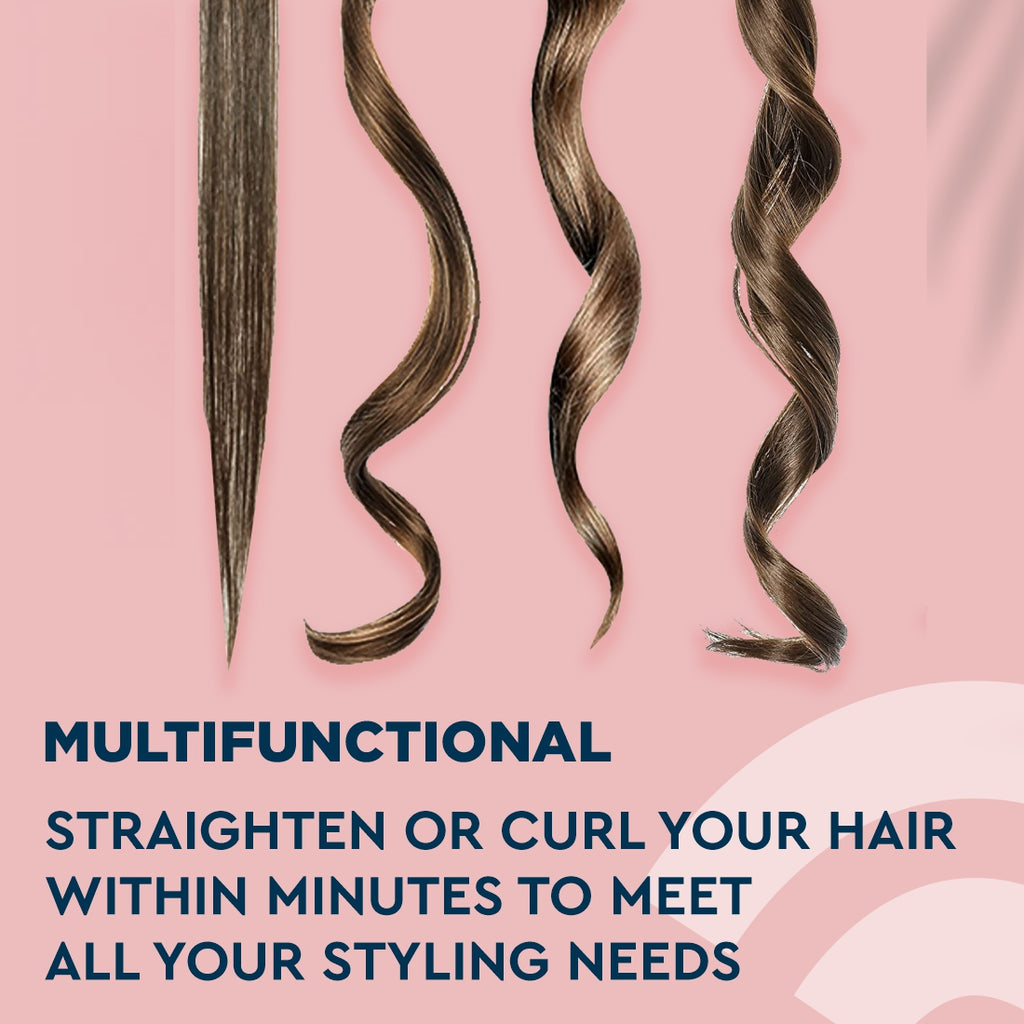 2 In 1 Hair Curler & Straightener (GB-007)