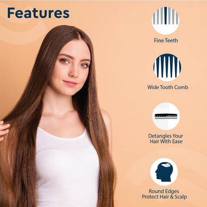 GUBB TRAVEL HAIR COMB (SANTORINI HUES) GB-LH-023