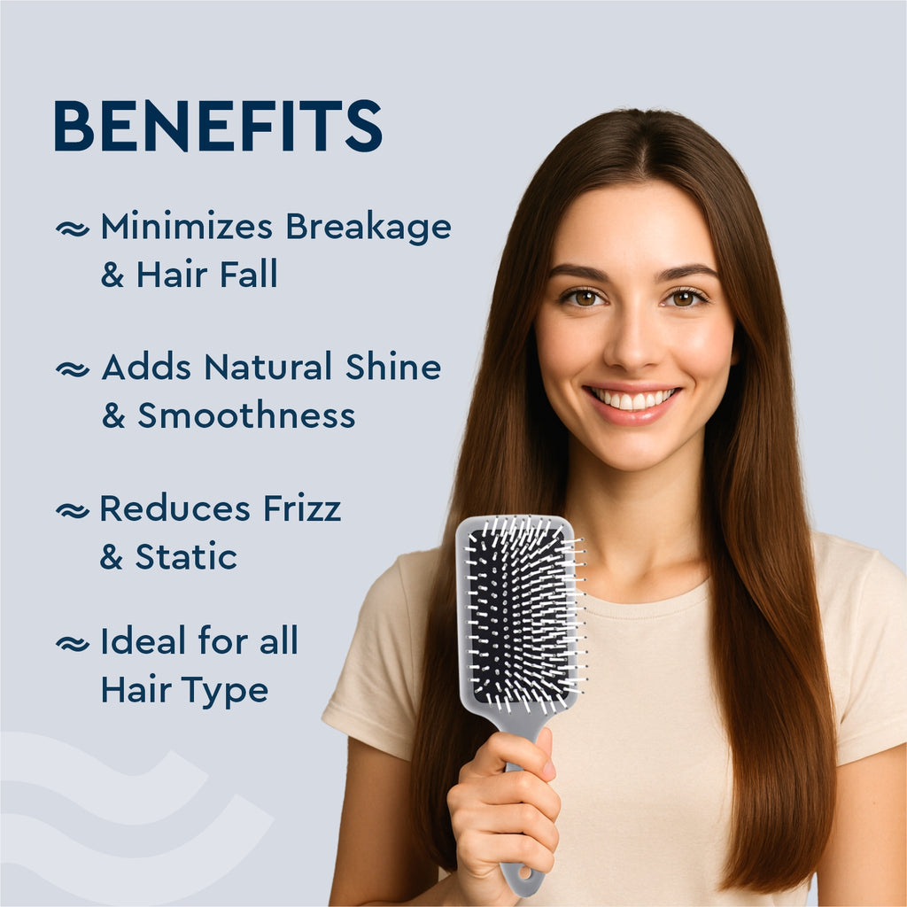 Serenity Hues Paddle Hair Brush