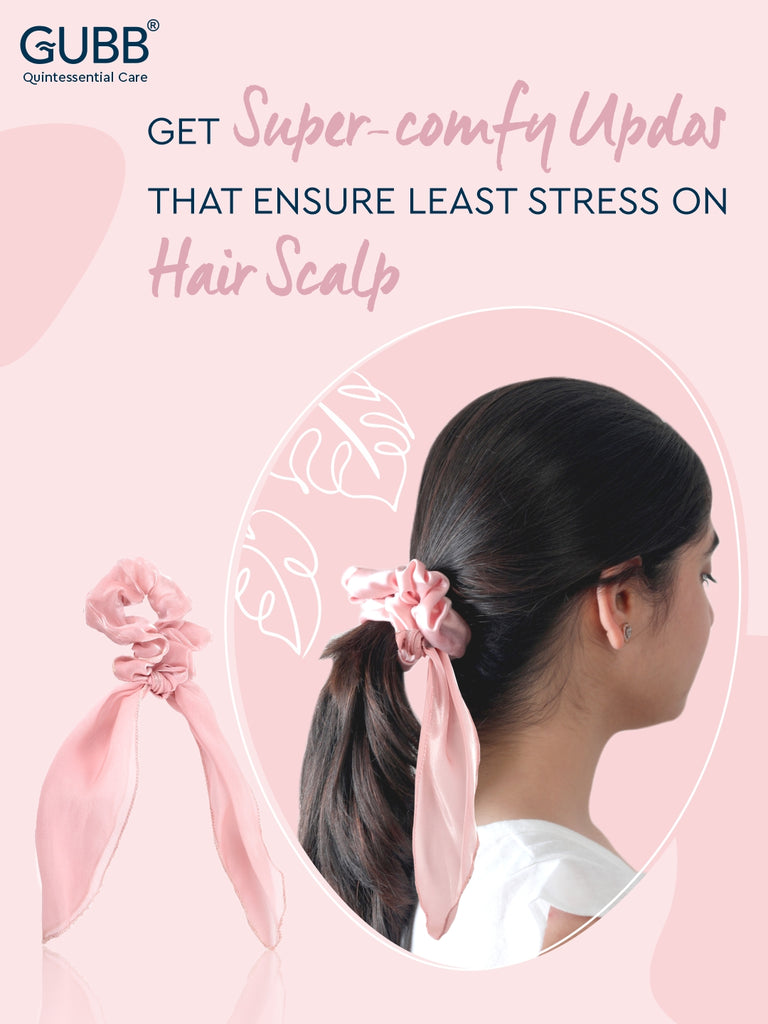 Pink Hues Scarf Scrunchie
