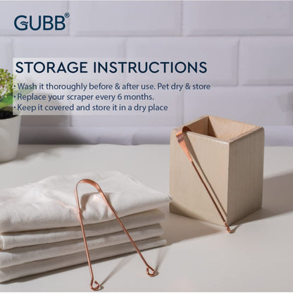 GUBB COPPER TONGUE CLEANER PACK OF 2