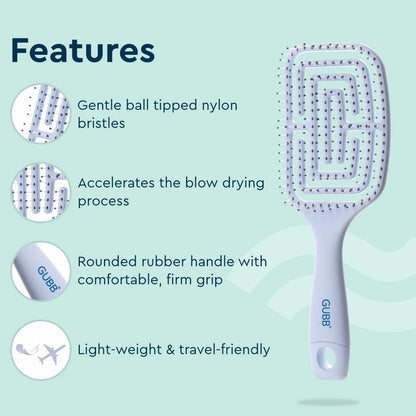 French Hues Paddle Vent Hair Brush