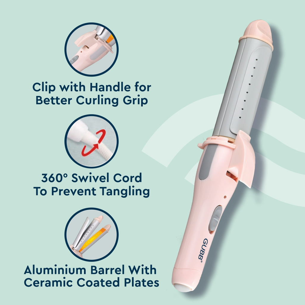 2 In 1 Hair Curler & Straightener (GB-007)