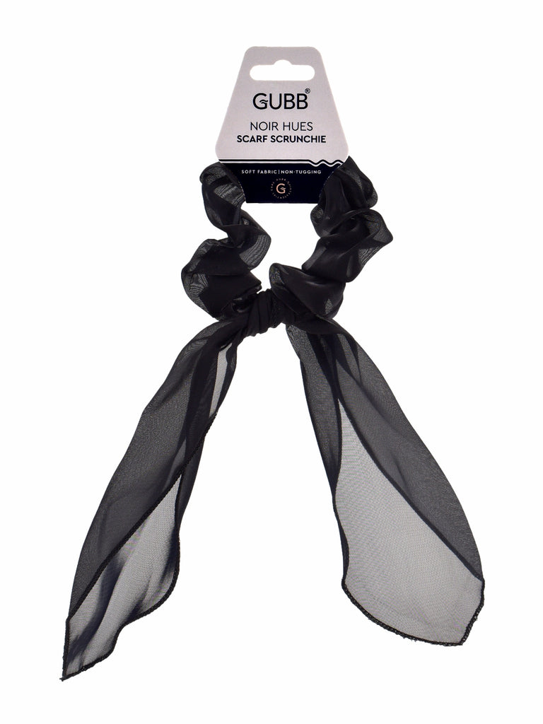 Noir Hues Scarf Scrunchie
