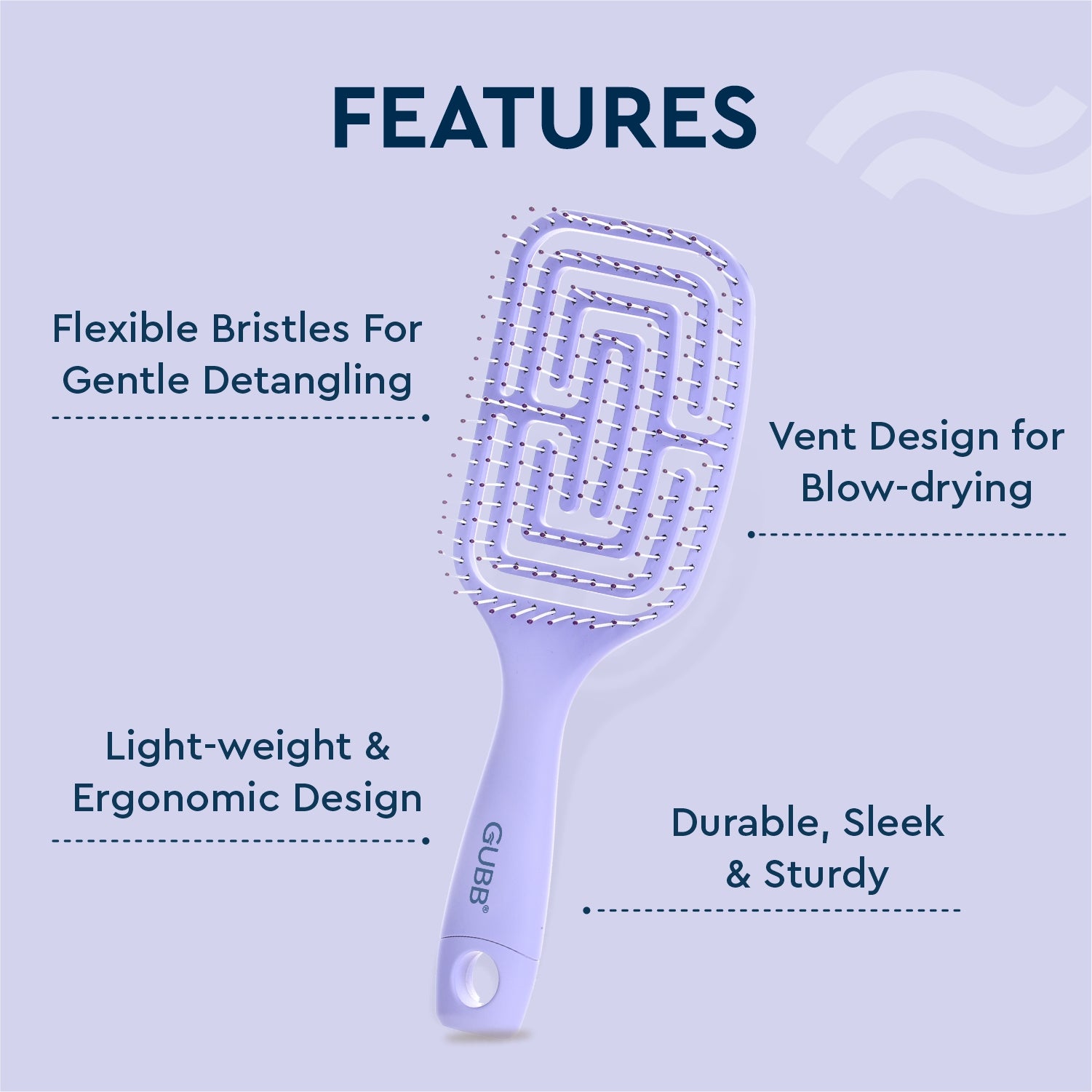 French Hues Paddle Vent Brush Broad