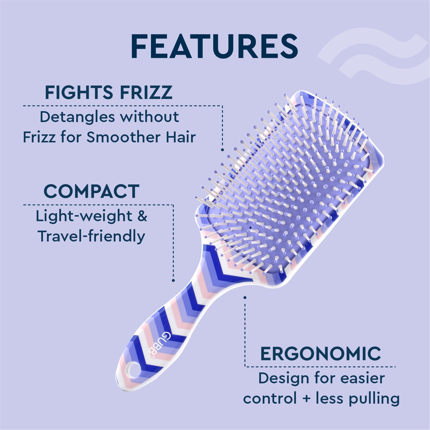 Scottish Paddle Hair Brush