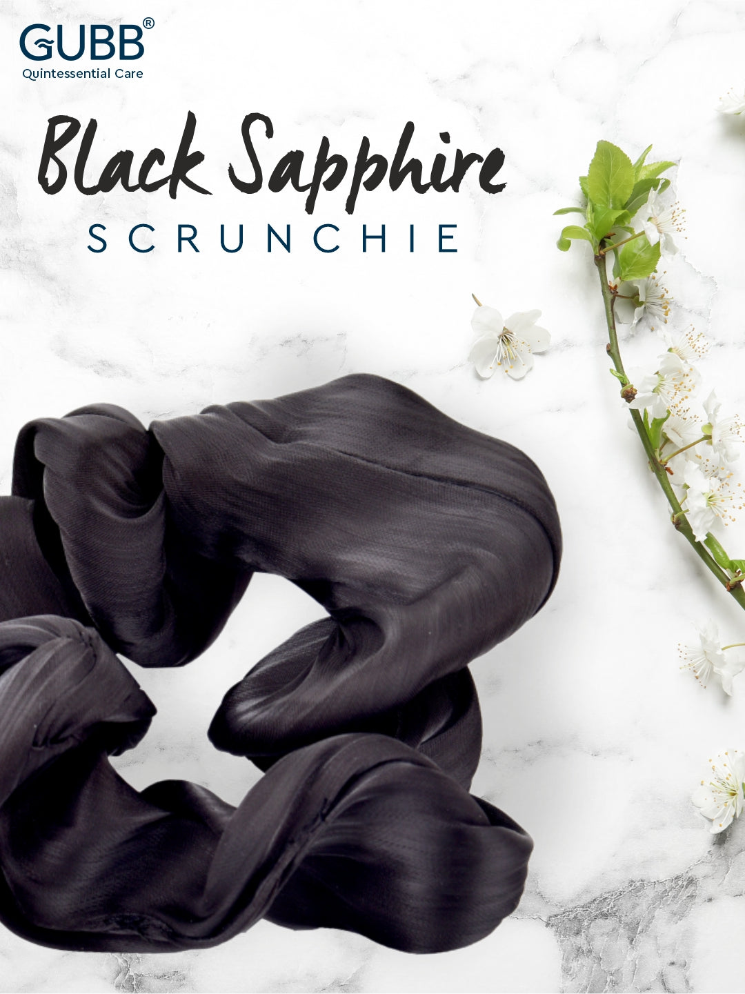 Black Sapphire Scrunchie