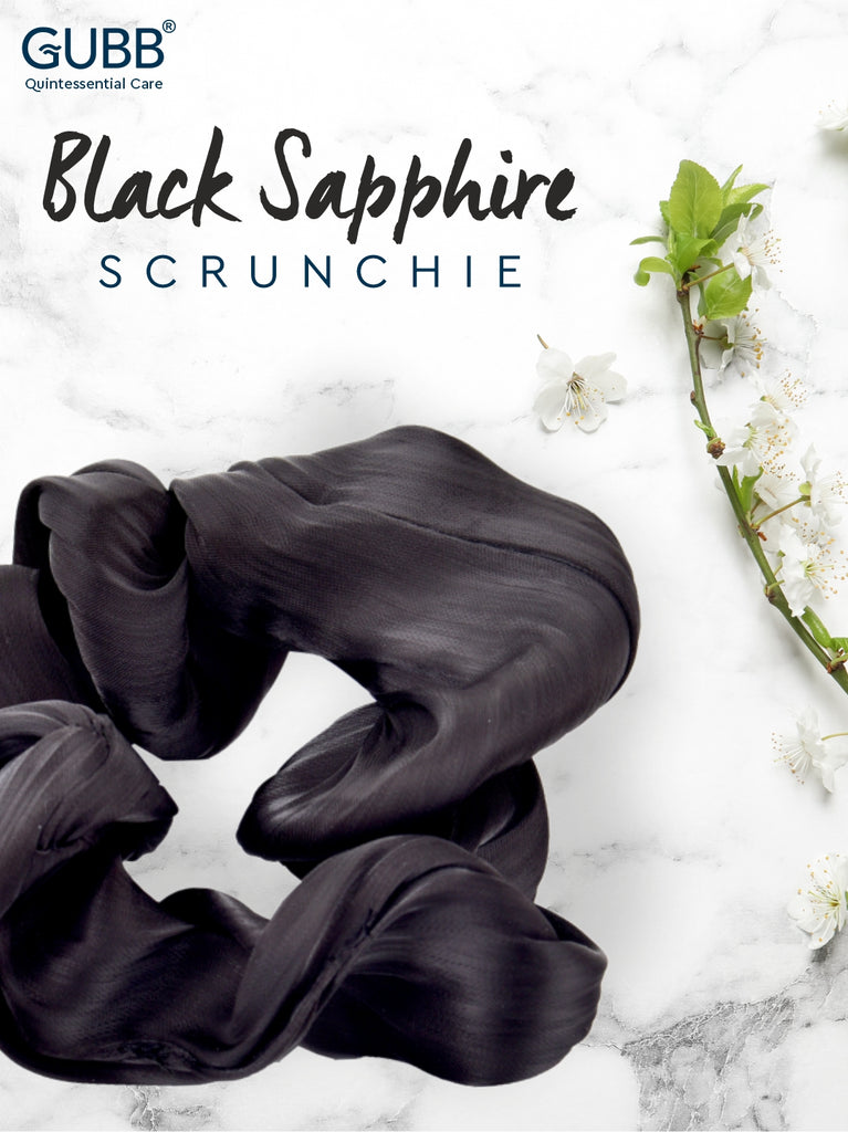 Black Sapphire Scrunchie