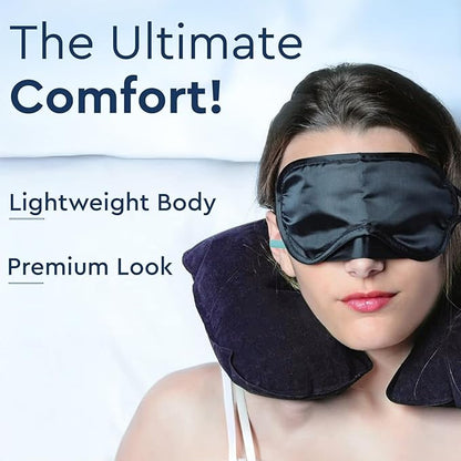 Travel Sleeping Kit (Neck Pillow, Eye Mask & Ear Plug)