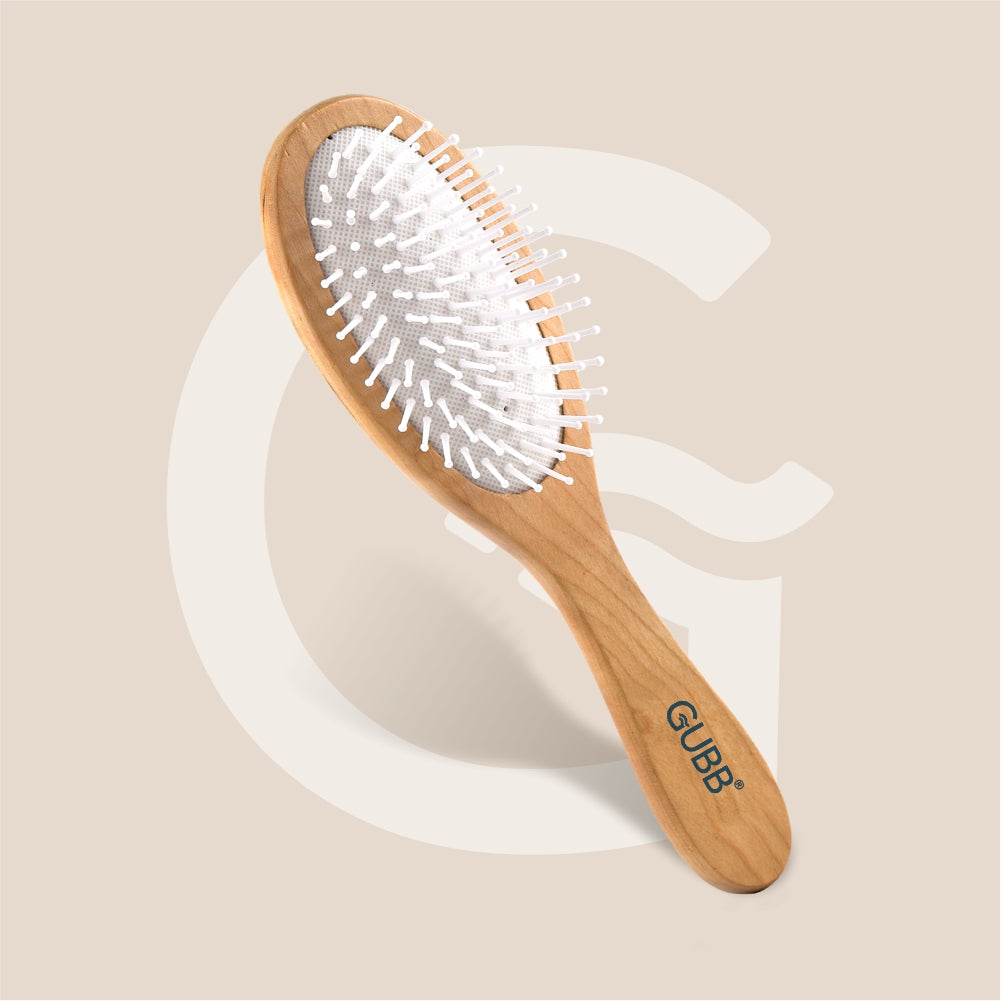Wooden Hues Oval Hair Brush Broad