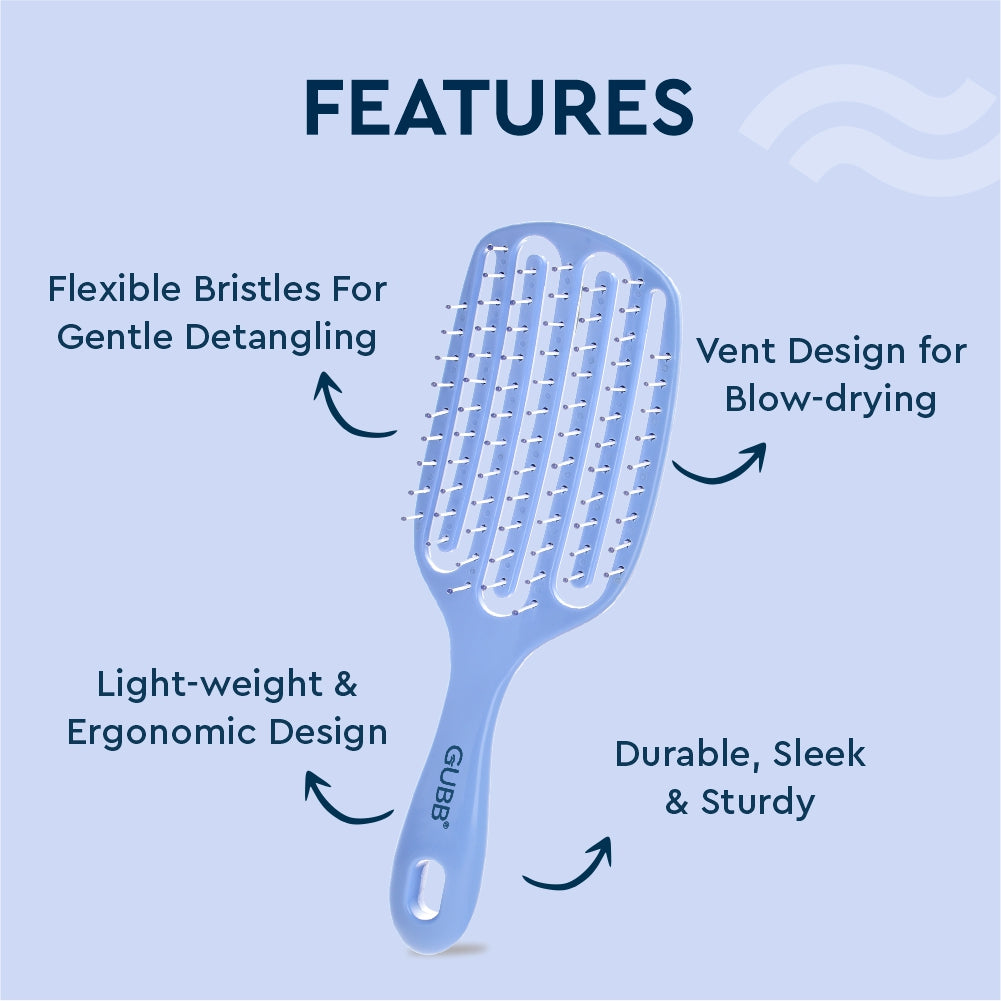 FRENCH HUES PADDLE VENT BRUSH LONG