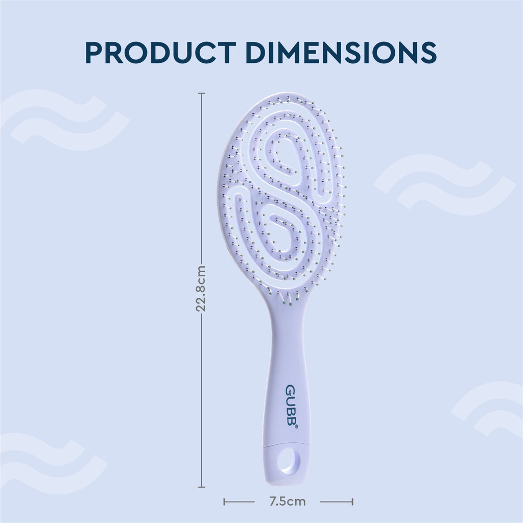 French Hues Vents Oval Hair Brush