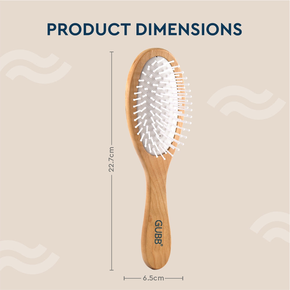 Wooden Hues Oval Hair Brush Broad