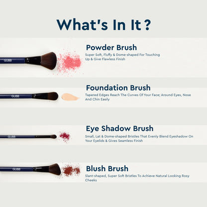 Gubb 8 Professional Makeup Brushes