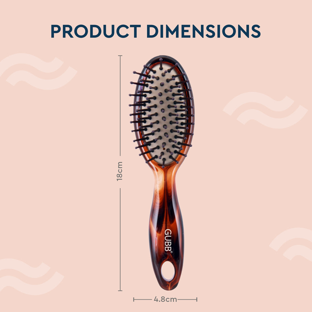 GUBB OVAL CUSHIONED BRUSH (SMALL)