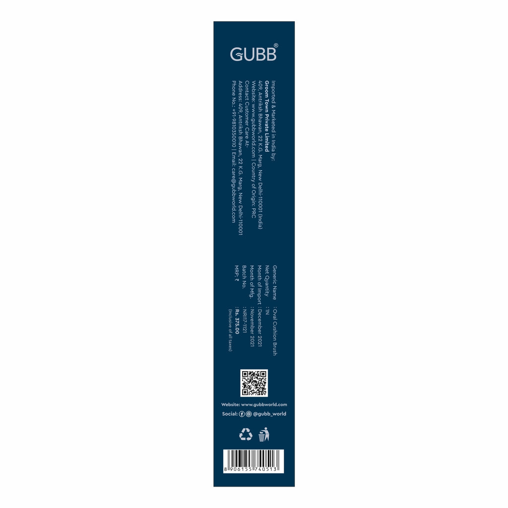 Serenity Hues Oval Cushion Hair Brush
