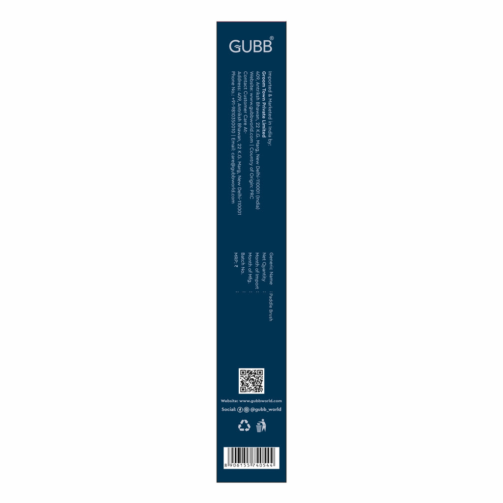 Serenity Hues Paddle Hair Brush With Hook