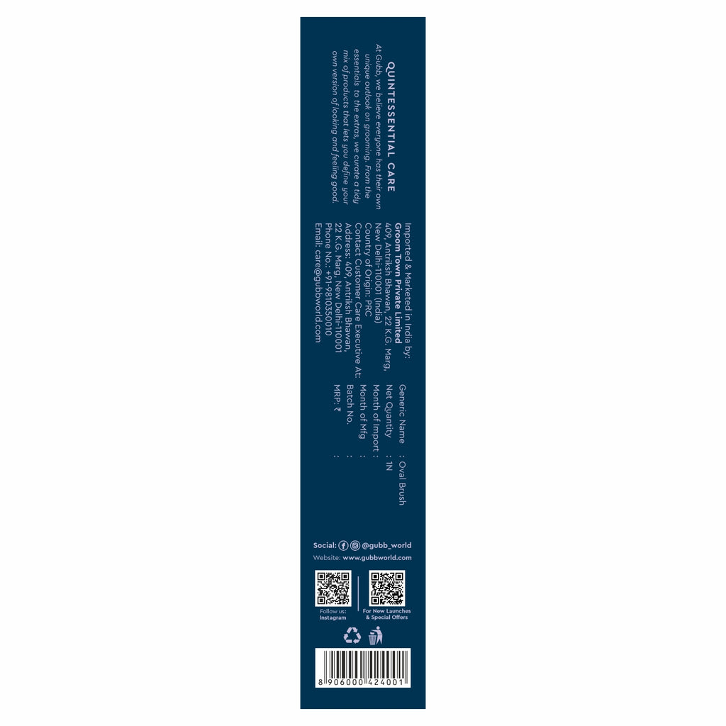 Scottish Oval Cushion Mini Hair Brush