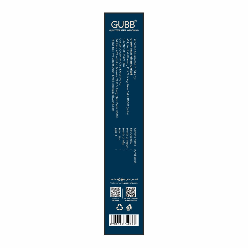 Wooden Hues Oval Hair Brush Broad