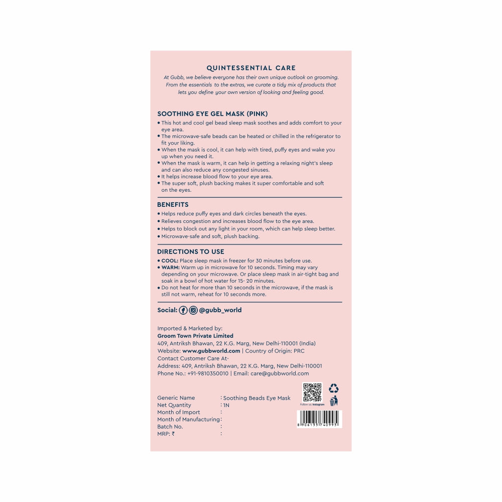 SOOTHING EYE MASK (PINK)