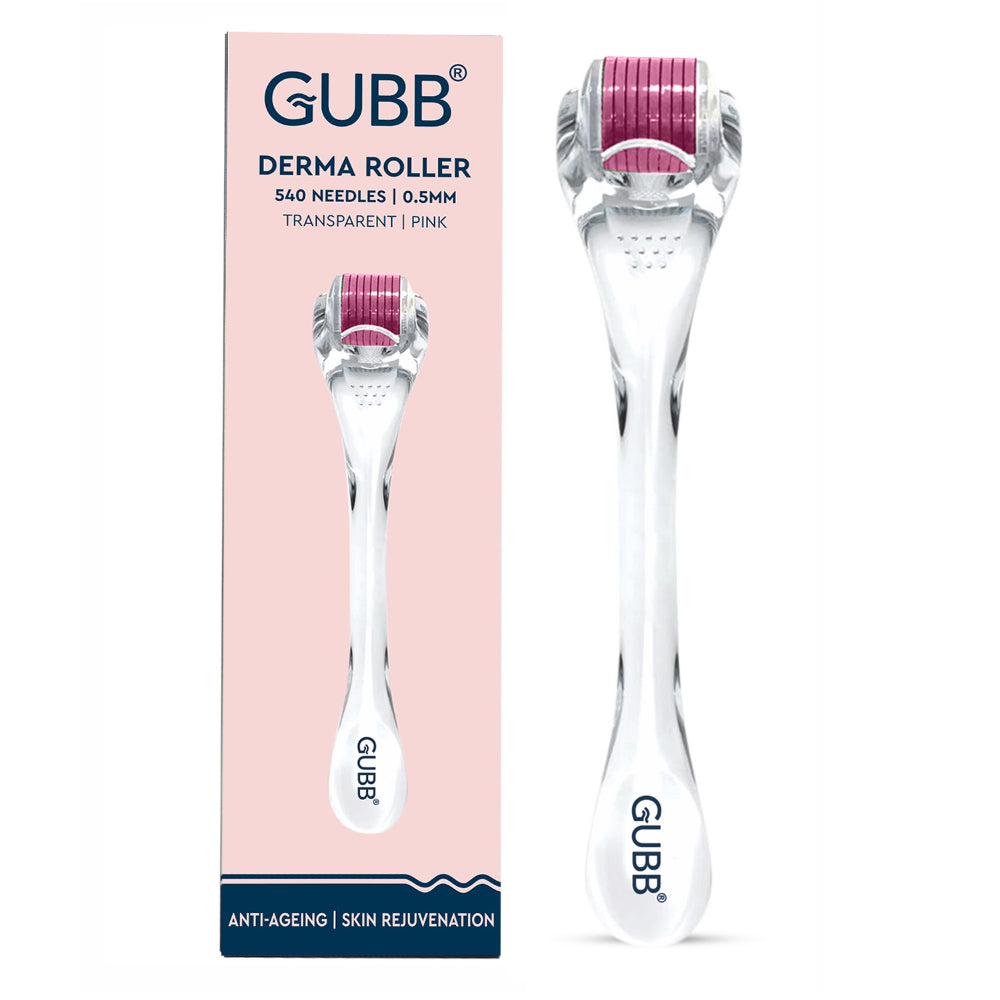 DERMA ROLLER TRANSPARENT PINK