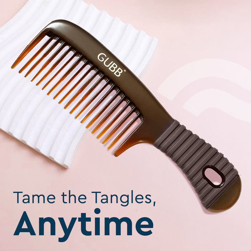 SHELL RANGE SMALL COMB WITH HANDLE