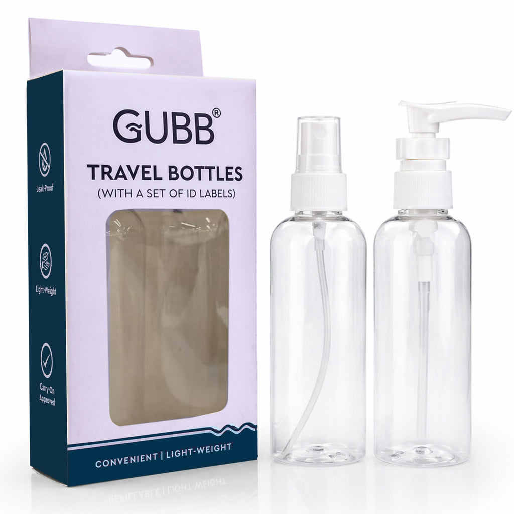 Travel Bottles (Pack Of 2)