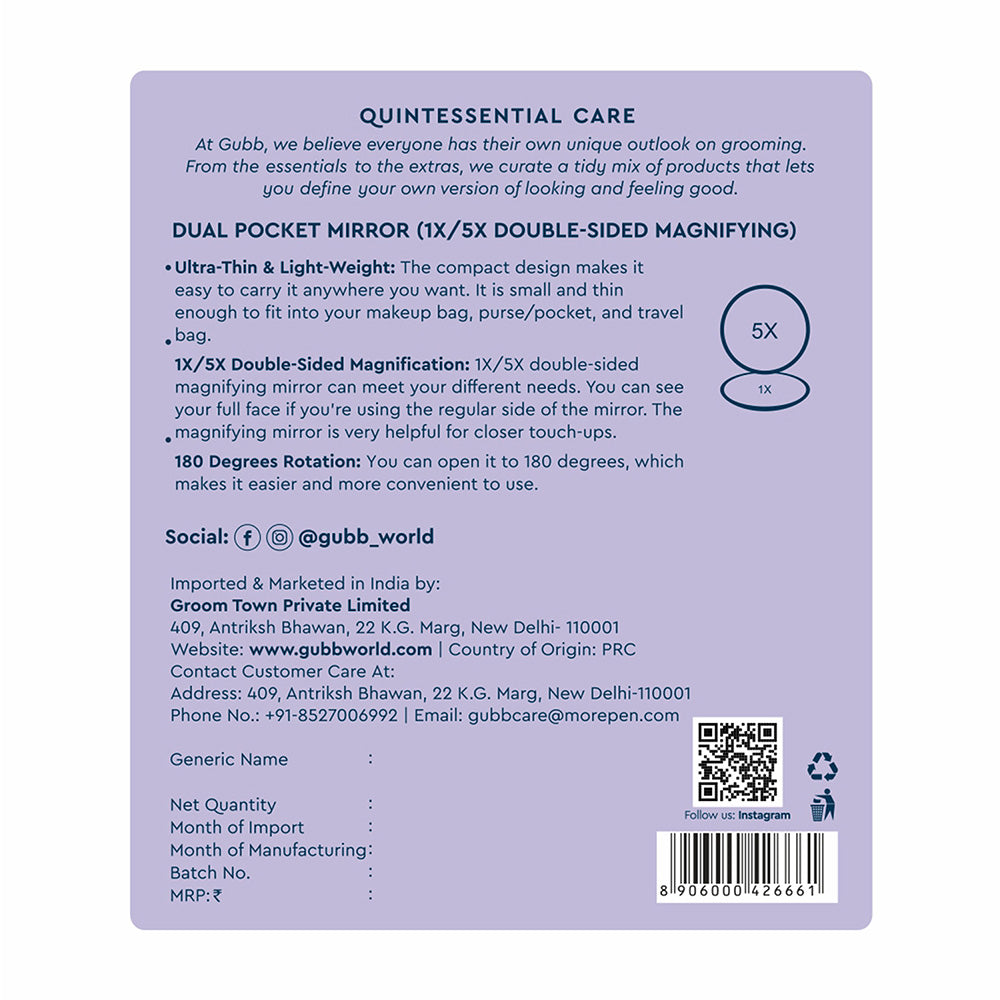 DUAL POCKET MIRROR