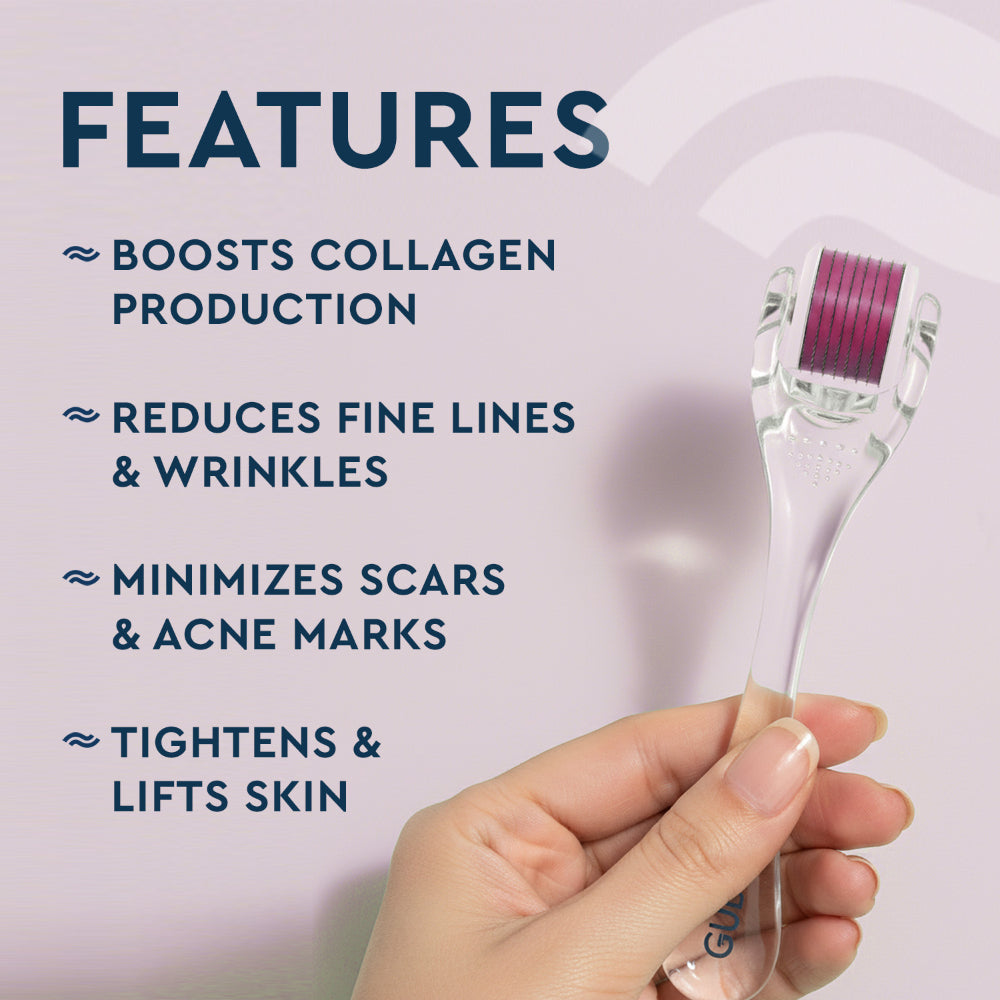 DERMA ROLLER TRANSPARENT PINK