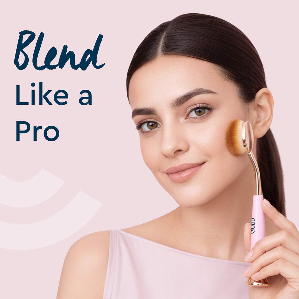 Multi-Use Oval Makeup Brush
